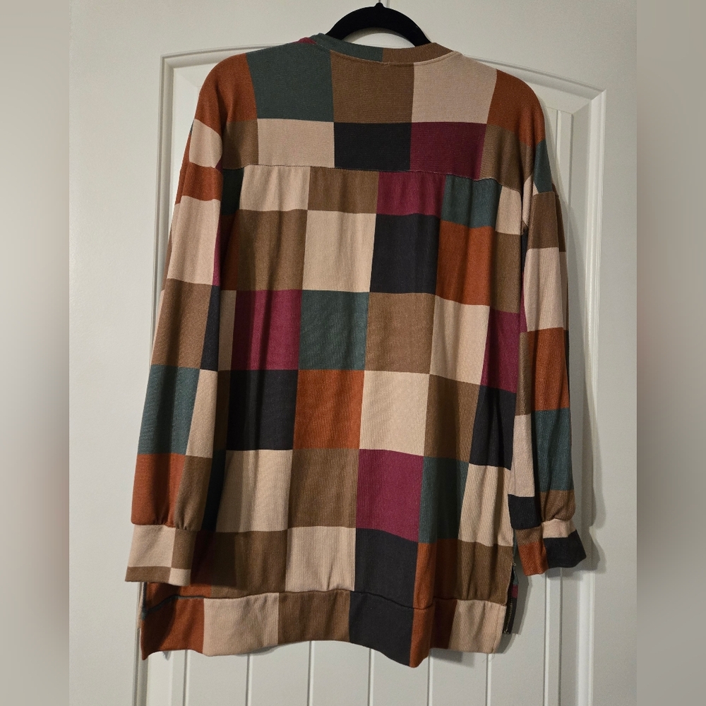 Celeste Multicolor Patchwork Top - image 5